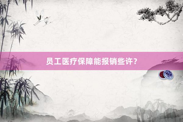 员工医疗保障能报销些许？
